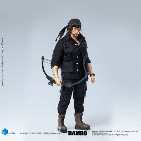 John Rambo Figurine Hiya Toys Rambo 2 First Blood