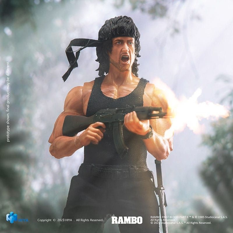 John Rambo Hiya Toys Figure Rambo 2 First Blood