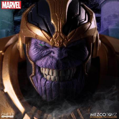 Mezco - Marvel Universe - Figurine lumineuse 1/12 Thanos 21 cm