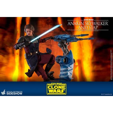 Anakin Skywalker Hot Toys STAP TMS020 Star Wars The Clone Wars
