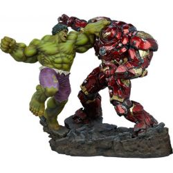 Hulk Vs Hulkbuster Maquette Sideshow Avengers Age Of Ultron