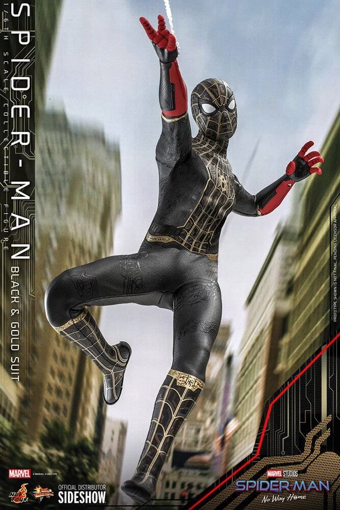 Hot Toys Spider-Man (Black & Gold Suit) 1/6 popular Scale Figure