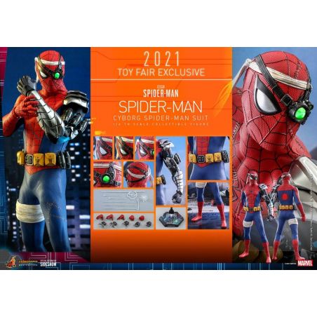 Spider-Man Cyborg Suit Toy Fair Exclusive VGM51 | Hot Toys | Marvel's