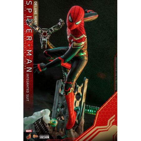Hot Toys Spider-Man : No Way Home - 1:6 Scale Spider-Man ( Integrated Suit  ) Collectible Figure MMS623