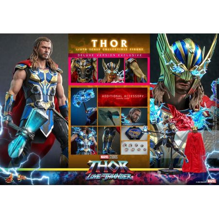 Hot Toys Thor: Love and Thunder - 1:6 Scale Collectible Figure (Deluxe  Version) MMS656