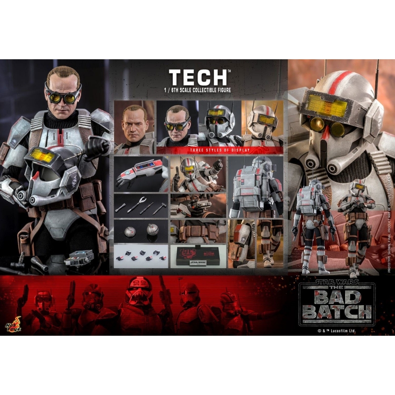 Tech TMS098 | Hot Toys figure | Star Wars the bad batch