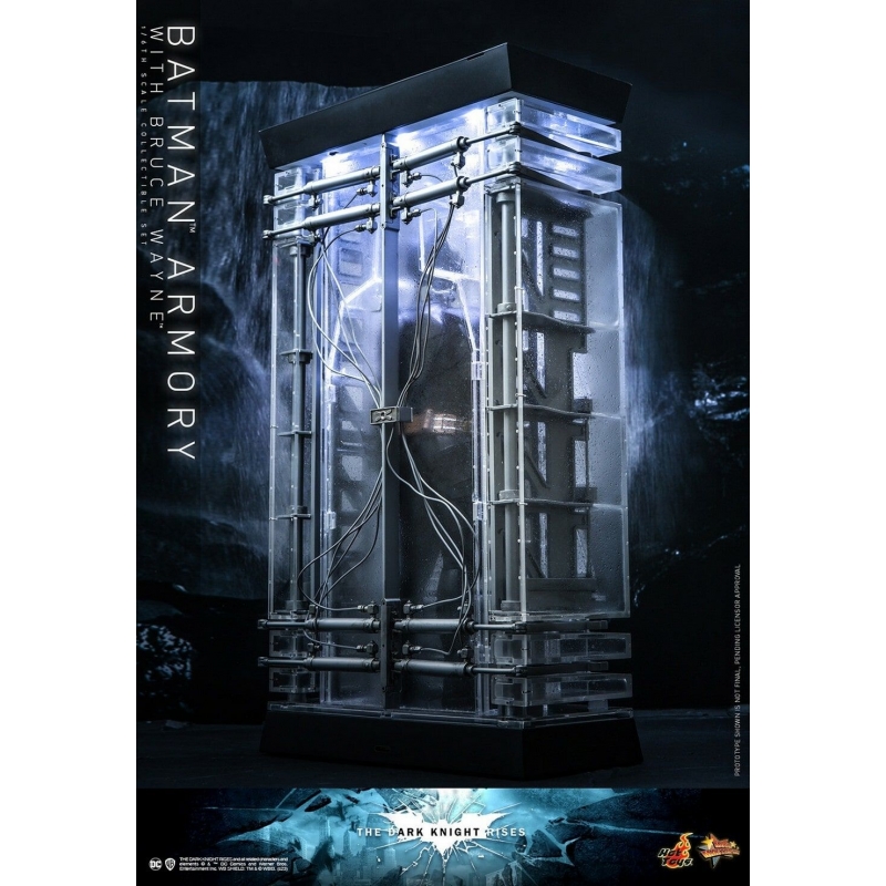 Bruce Wayne Et Le Batman Armory Movie Masterpiece Mms Hot Toys Batman The Dark Knight Rises