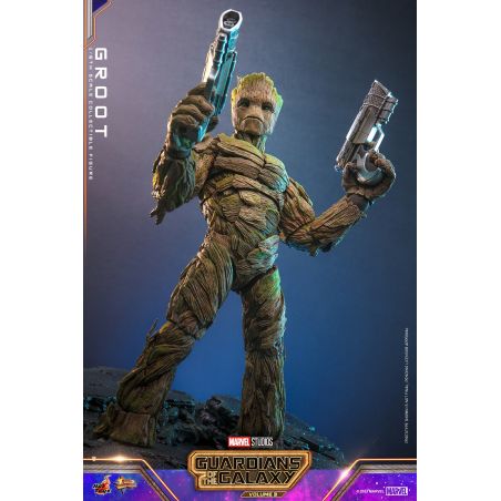 Les Gardiens de la Galaxie - Figurine Movie Masterpiece 1/6 Groot 30 cm -  Figurine-Discount