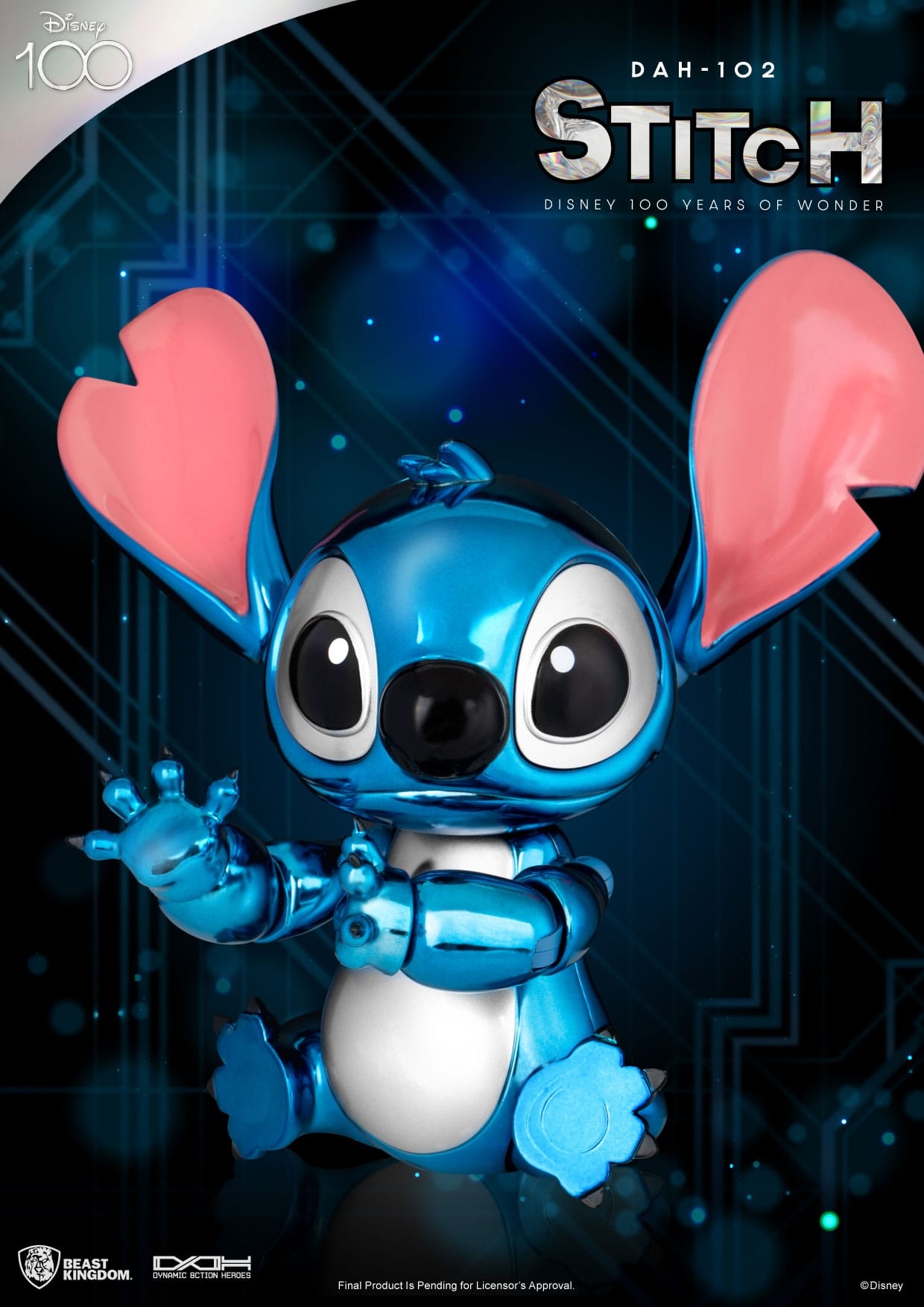 Beast Kingdom DAH-053 Disney Lilo & Stitch: Stitch 1:9 Scale Dynamic 8 –  Beast Kingdom SEA