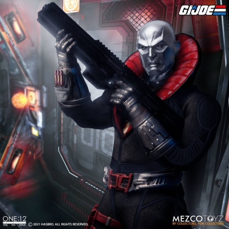 Mezco One:12 GI Joe Destro Figure Body Buck Fodder Cobra 6” - קרמיקה אביב