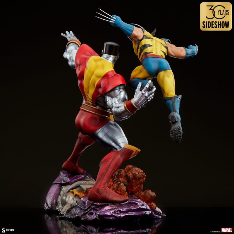 Sideshow's Wolverine And Colossus, Fastball Special Statue Revealed