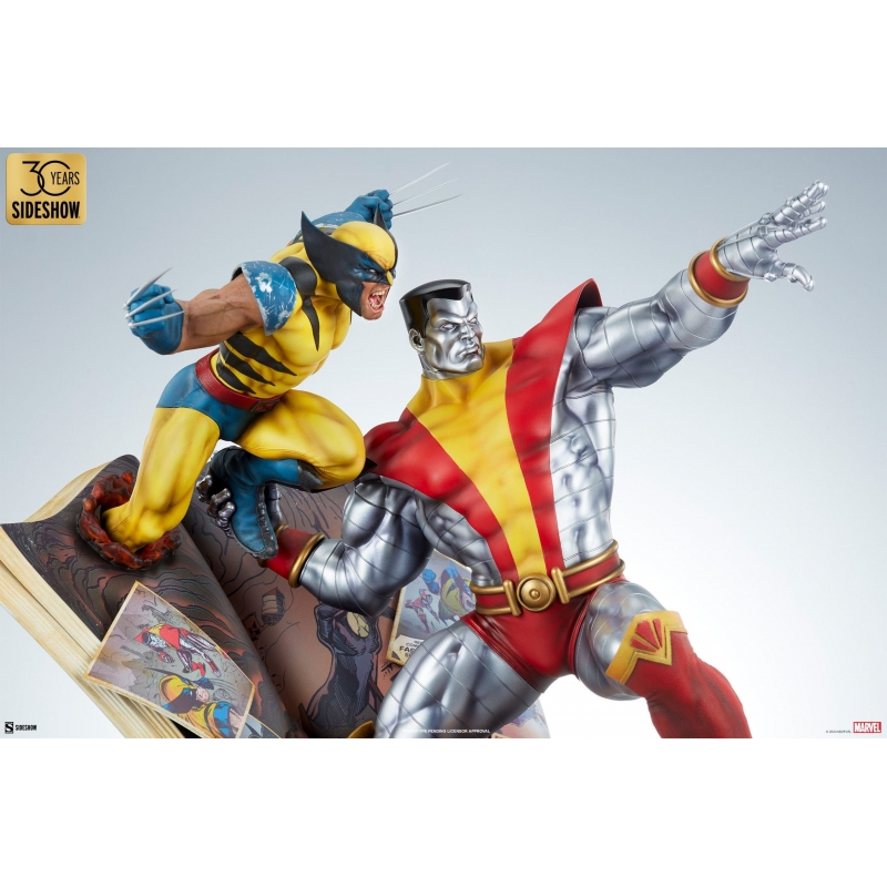 Colossus and Wolverine Fastball Special Sideshow 1/5 statue