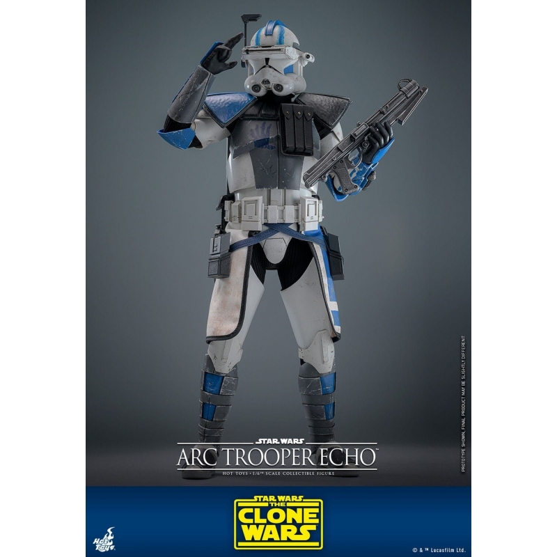 Arc Trooper Echo Hot Toys TMS133: Star Wars Clone Wars figure