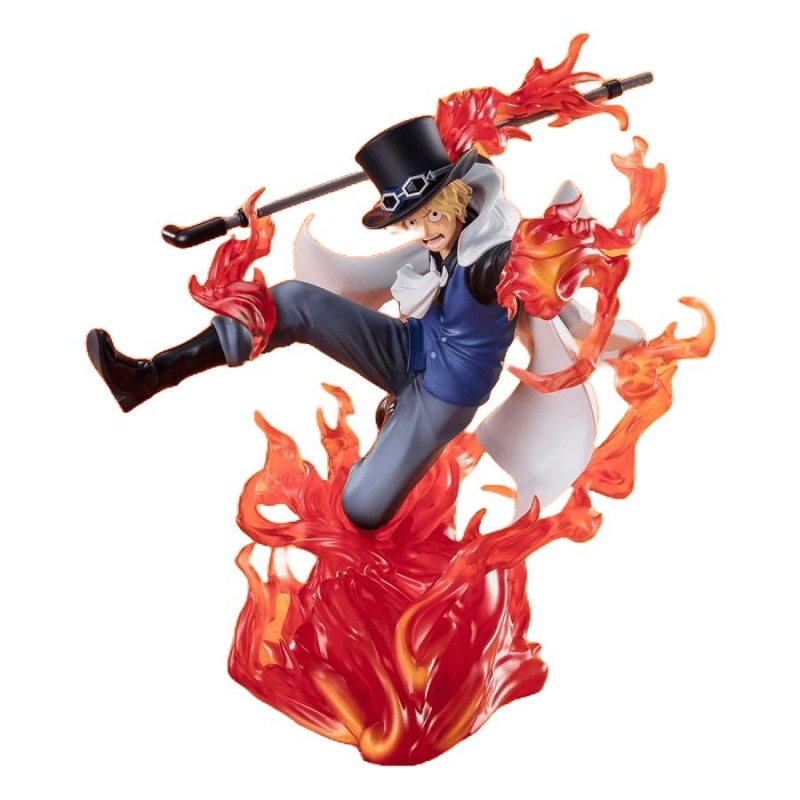 Sabo Fire Fist Rook Check Figuarts Zero Extra Battle Bandai - One Piece 19  cm figure